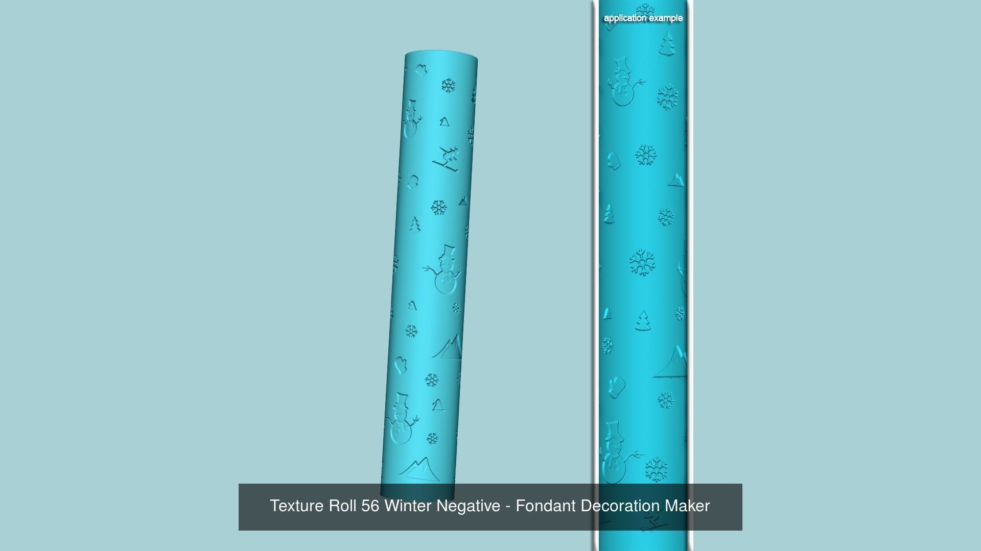 57 Texture Rolls Collection - Fondant Decoration Maker _60