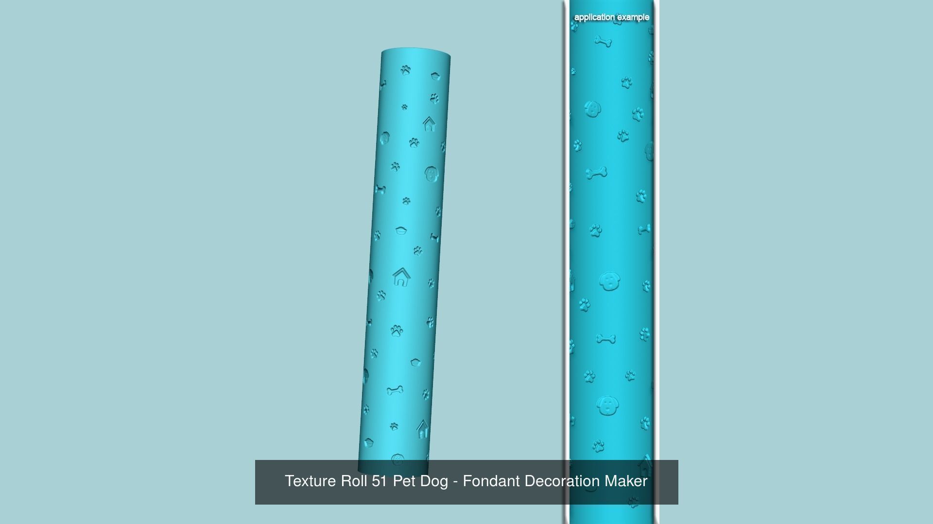 57 Texture Rolls Collection - Fondant Decoration Maker _55