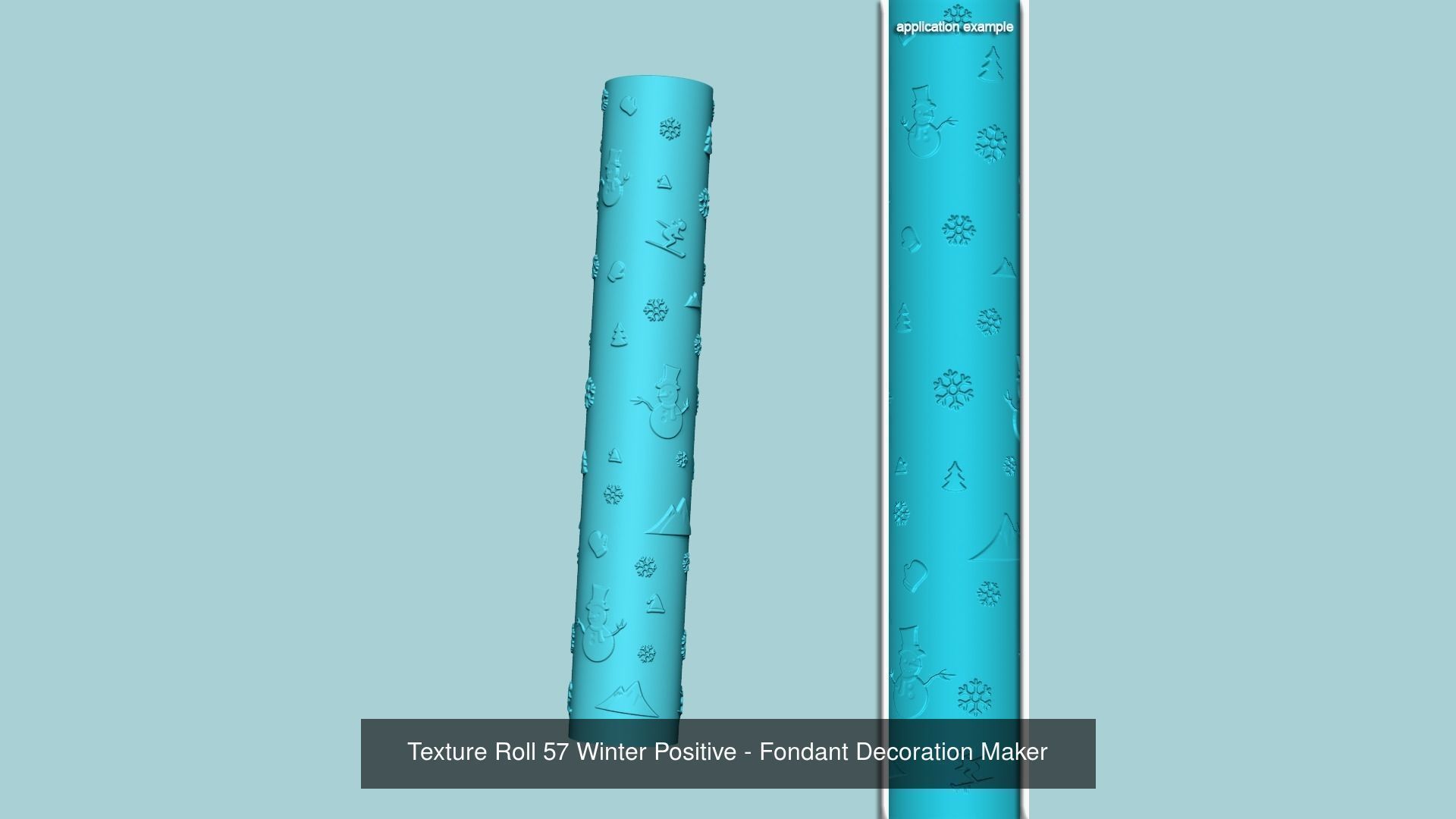 57 Texture Rolls Collection - Fondant Decoration Maker _61