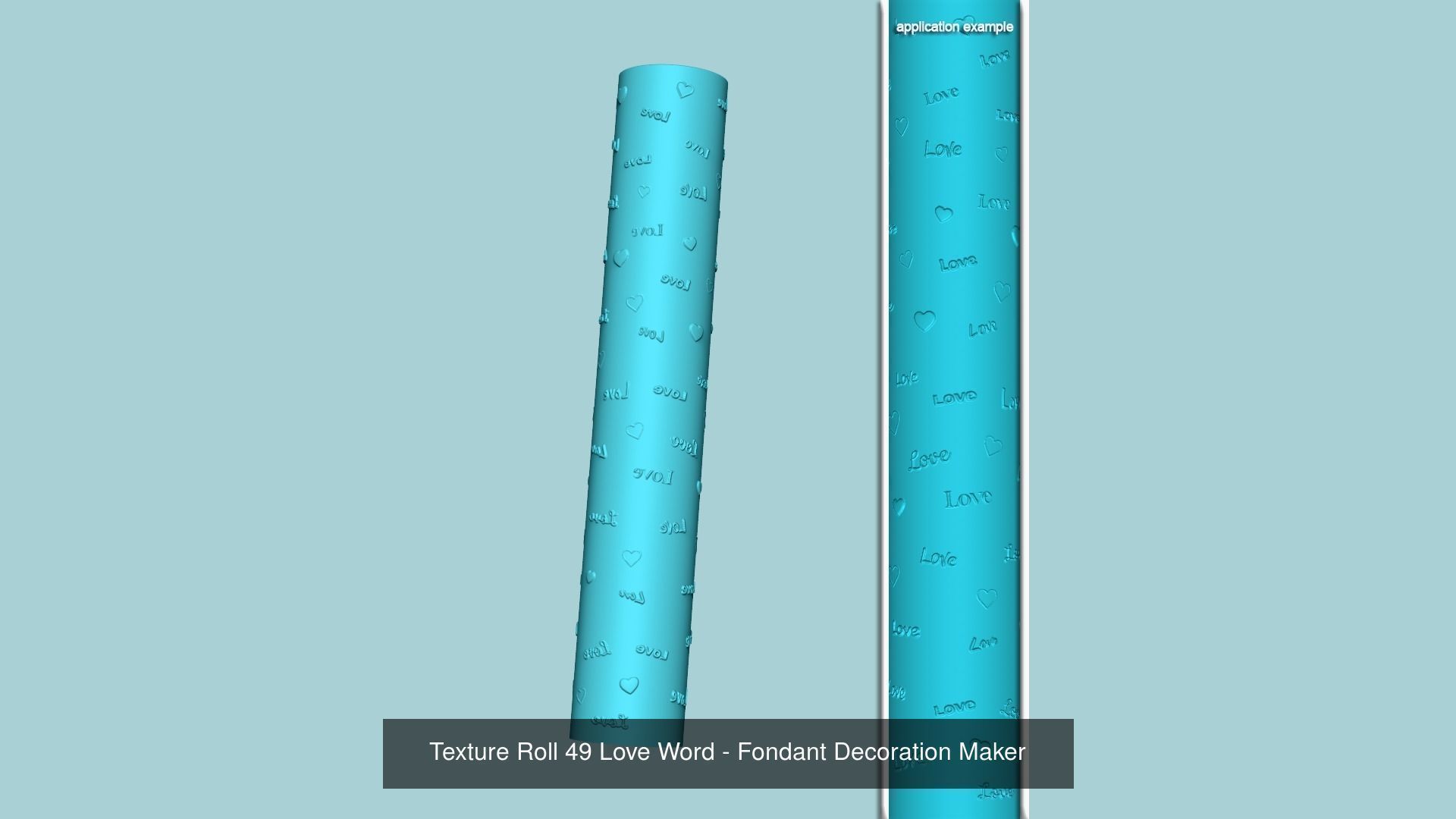 57 Texture Rolls Collection - Fondant Decoration Maker _53