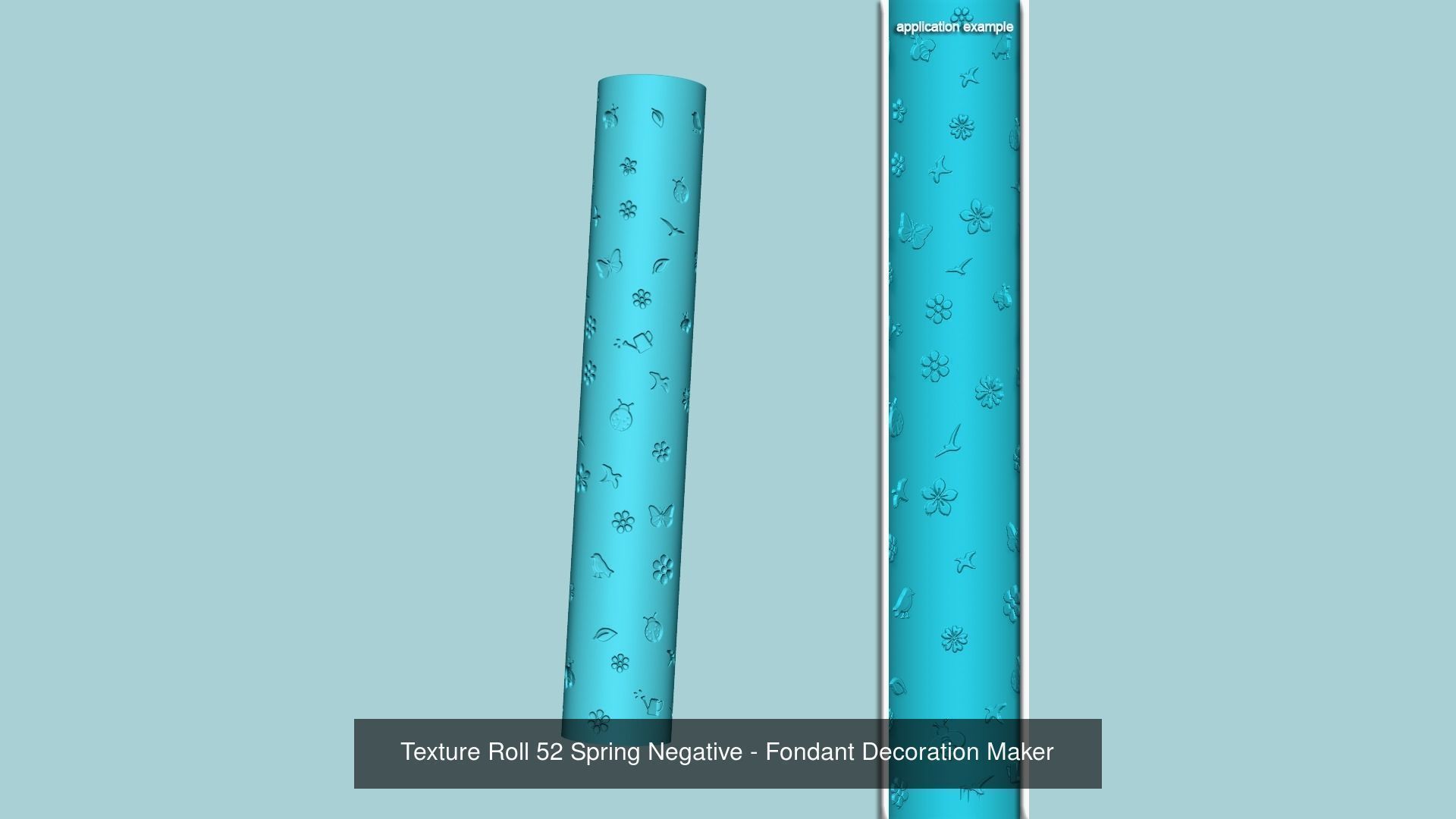 57 Texture Rolls Collection - Fondant Decoration Maker _56