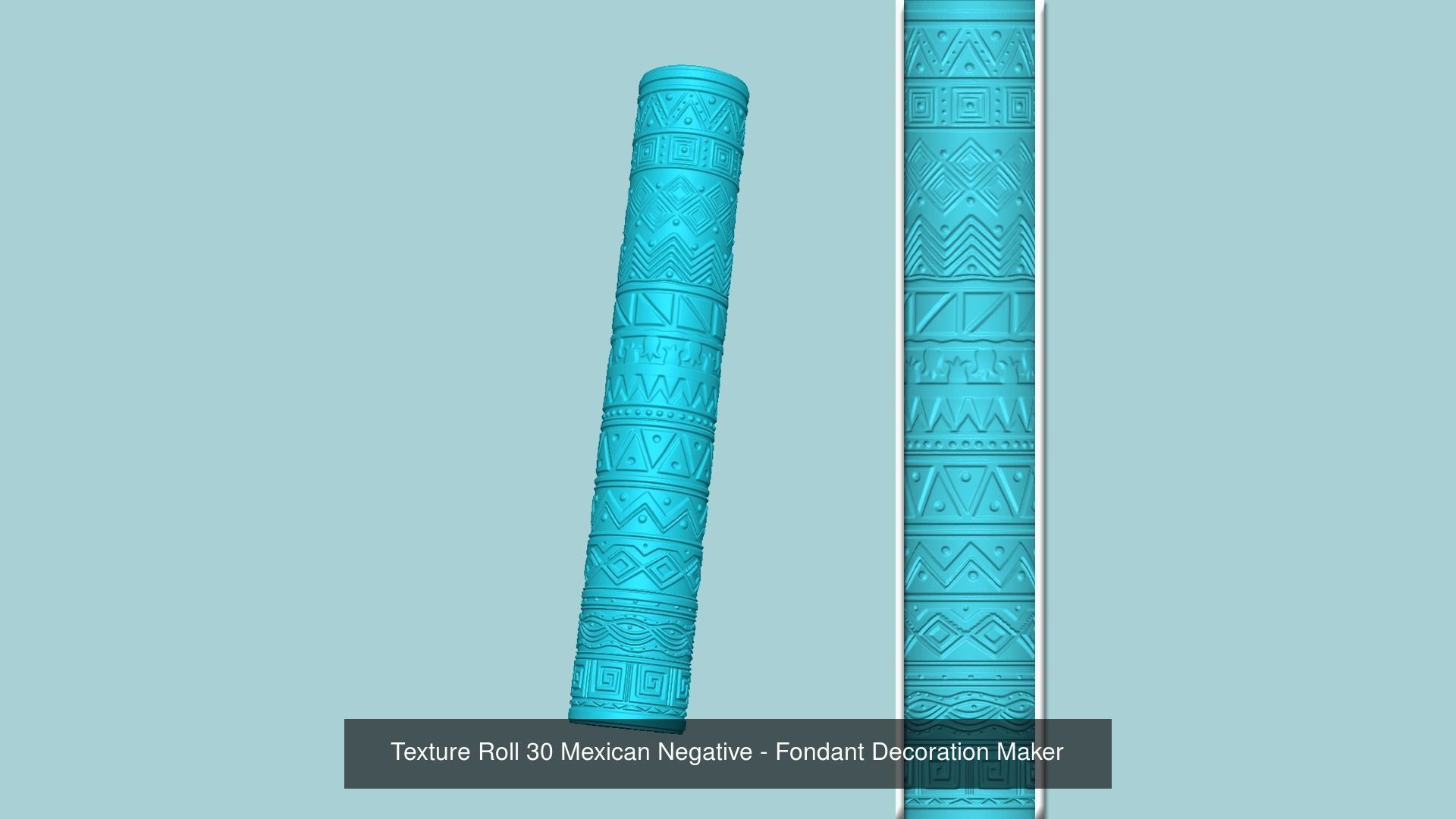 57 Texture Rolls Collection - Fondant Decoration Maker _34