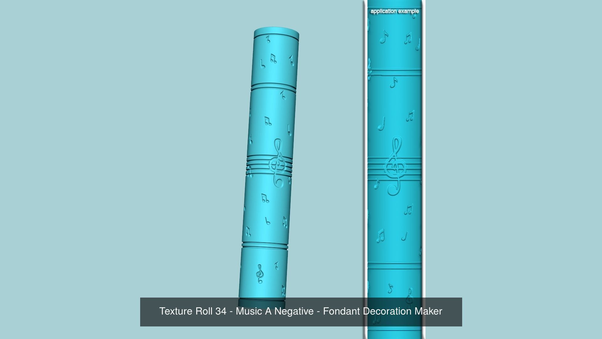 57 Texture Rolls Collection - Fondant Decoration Maker _38