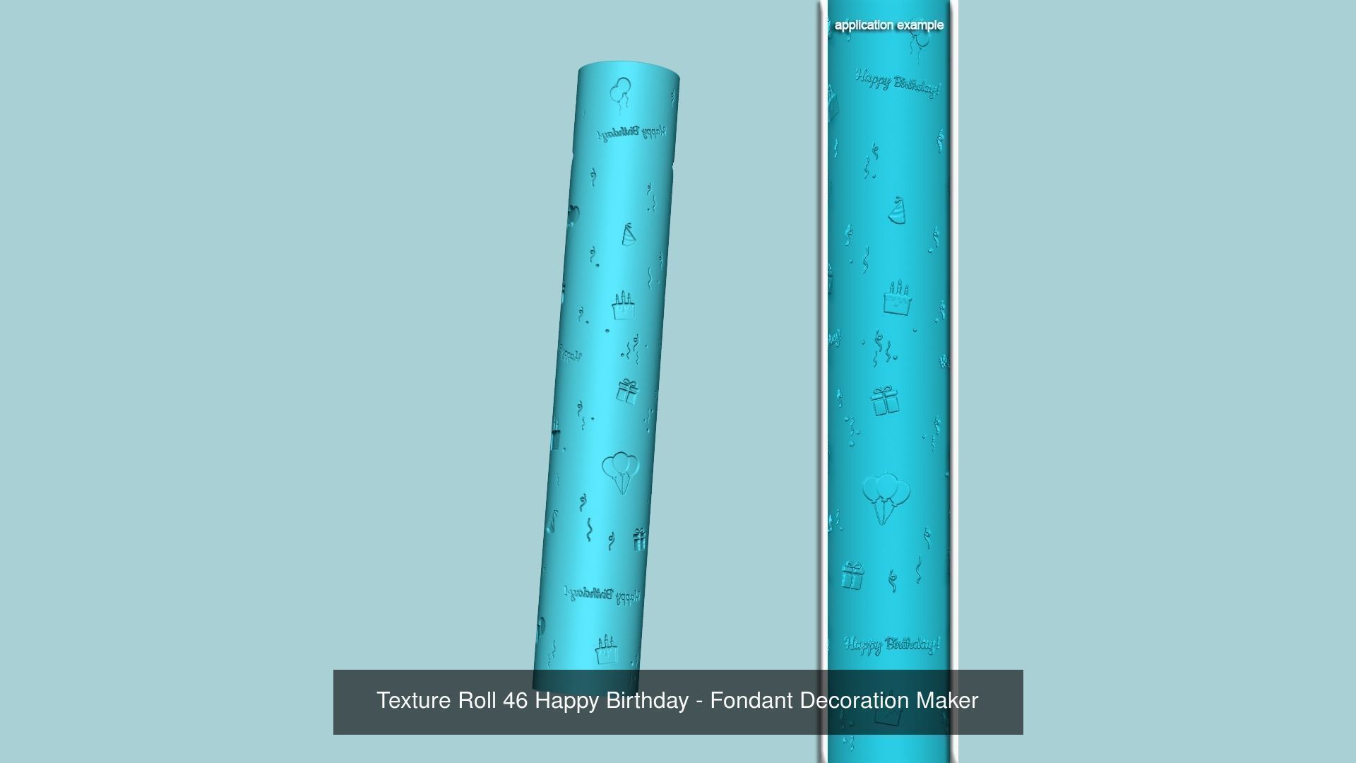 57 Texture Rolls Collection - Fondant Decoration Maker _50