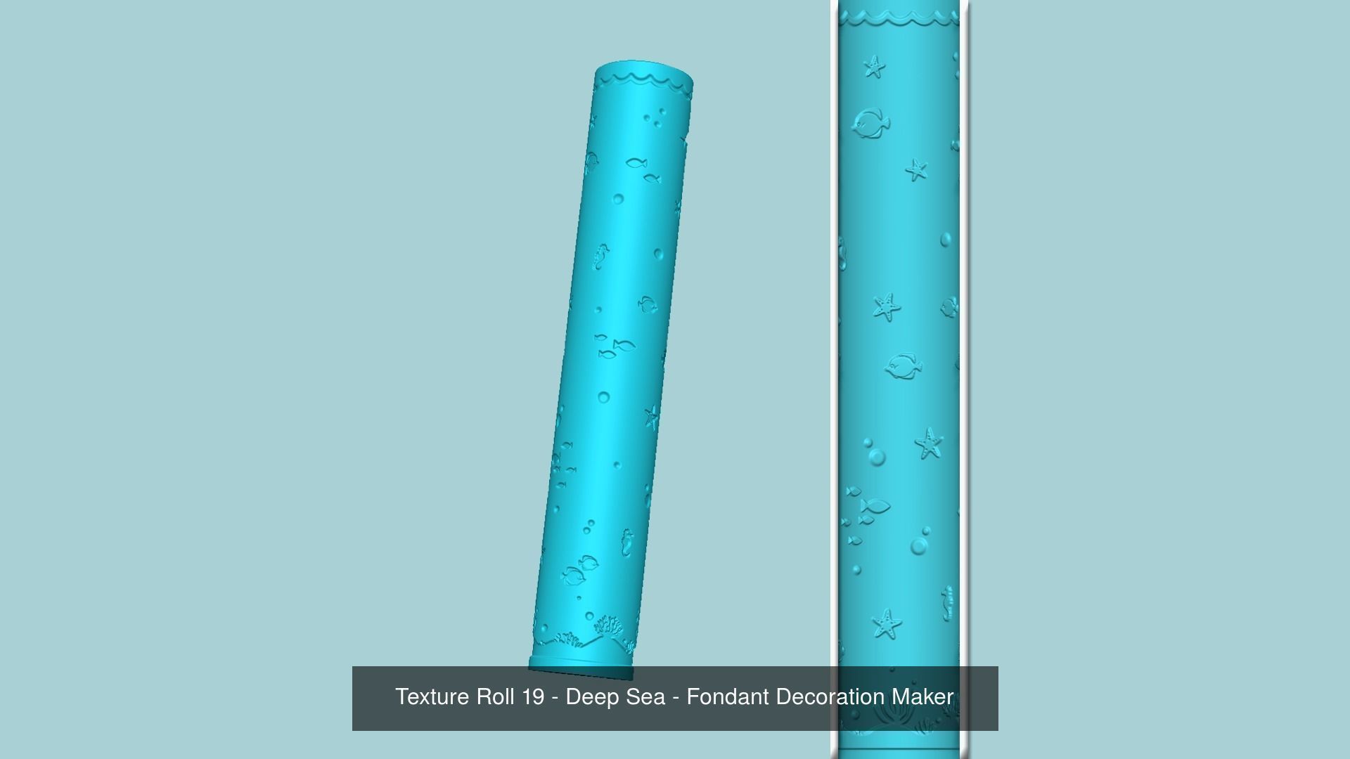 57 Texture Rolls Collection - Fondant Decoration Maker _23