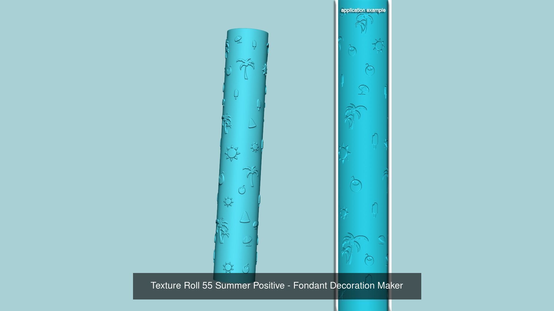 57 Texture Rolls Collection - Fondant Decoration Maker _59