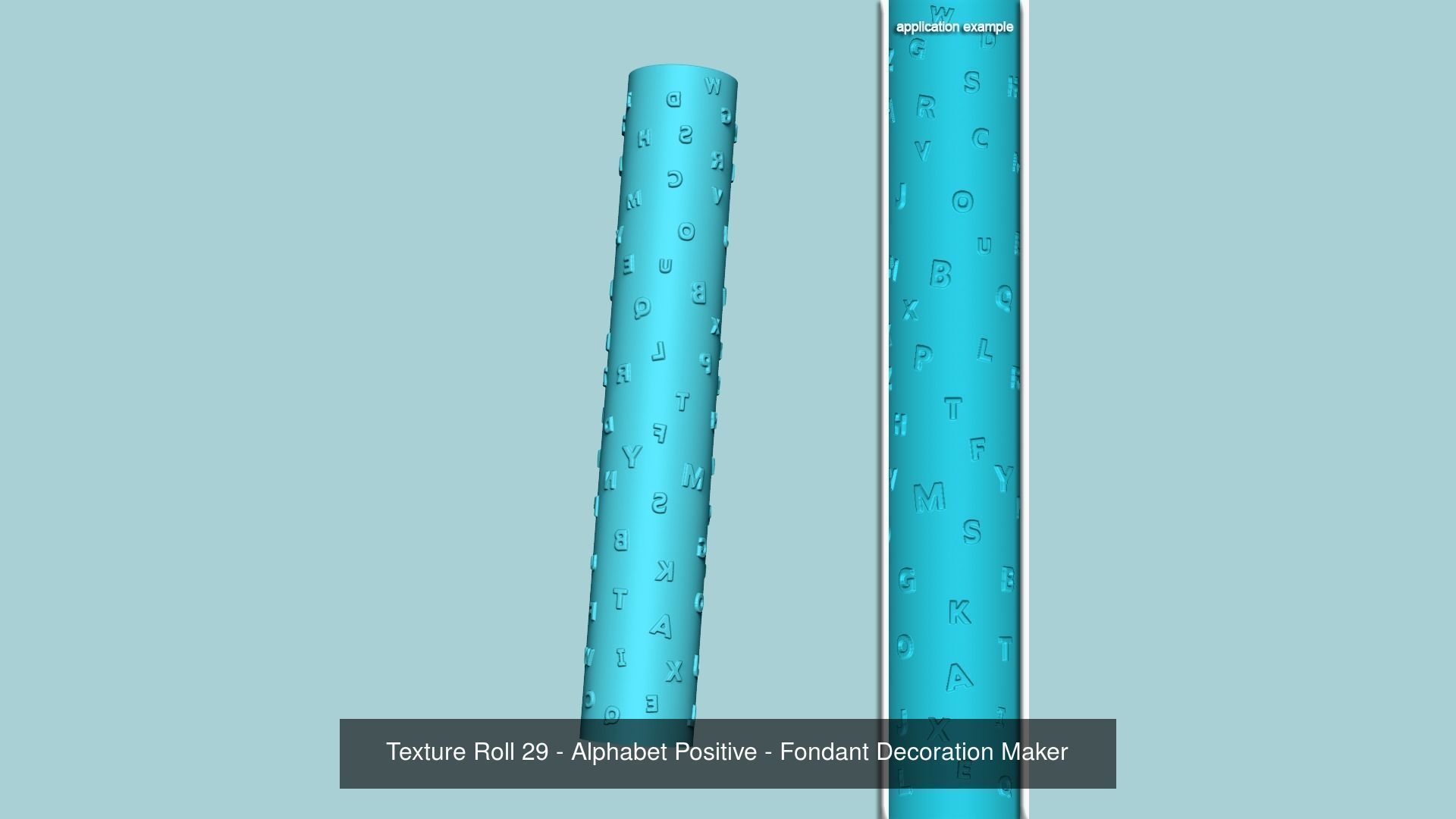 57 Texture Rolls Collection - Fondant Decoration Maker _33