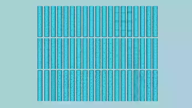 57 Texture Rolls Collection - Fondant Decoration Maker 
