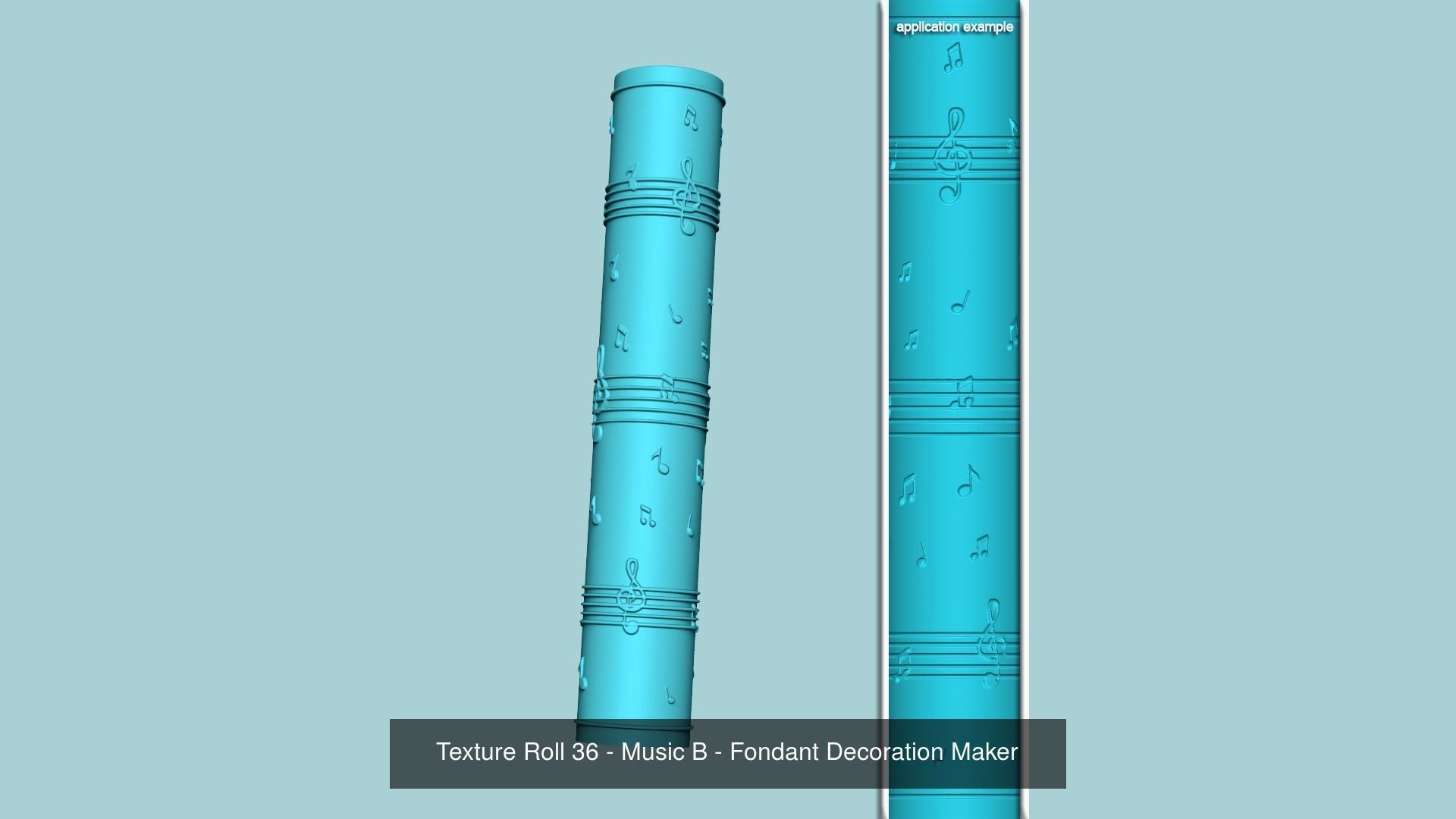 57 Texture Rolls Collection - Fondant Decoration Maker _40