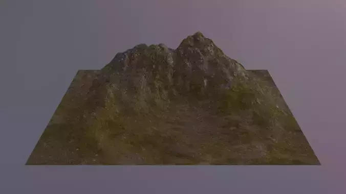 Aerial Grassy and Rocky Mountain 5