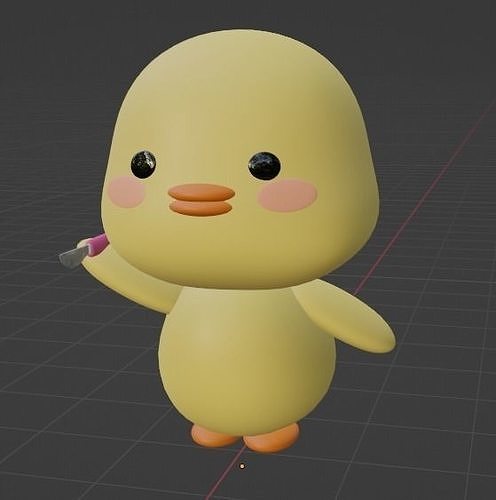Killer Duck 3D model