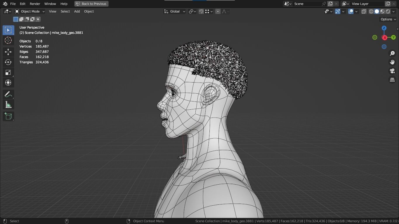 Jacob cartoon male character with muscular body 3D model_13