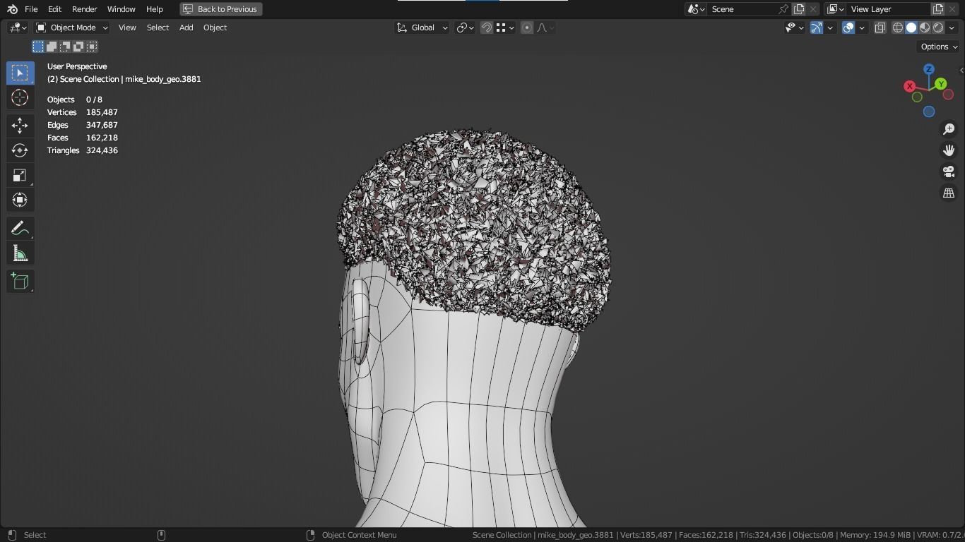 Jacob cartoon male character with muscular body 3D model_21