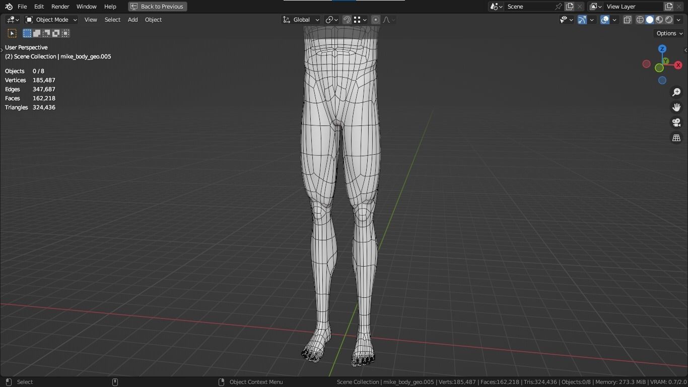 Jacob cartoon male character with muscular body 3D model_44