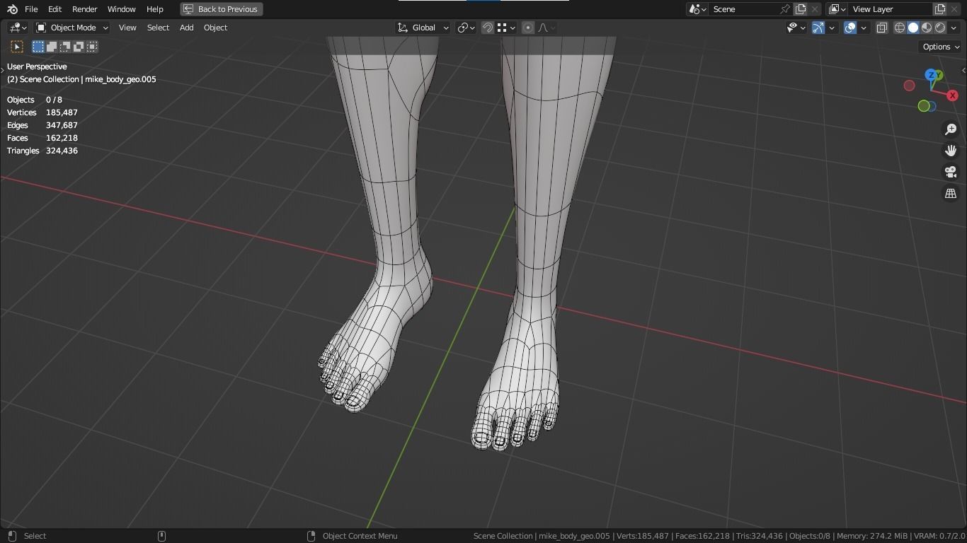 Jacob cartoon male character with muscular body 3D model_48