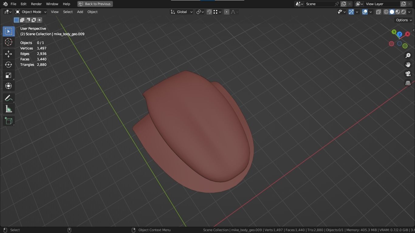 Jacob cartoon male character with muscular body 3D model_28