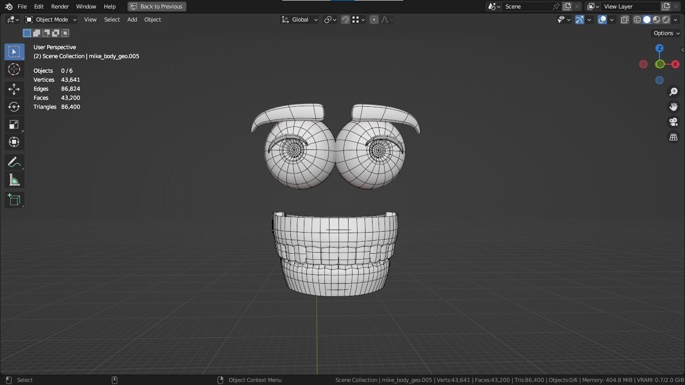 Jacob cartoon male character with muscular body 3D model_27