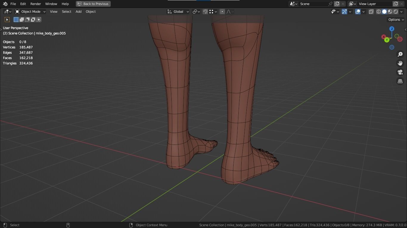 Jacob cartoon male character with muscular body 3D model_50