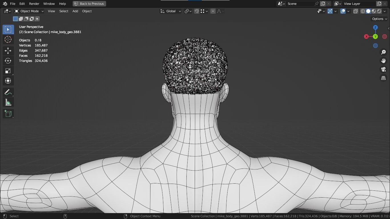 Jacob cartoon male character with muscular body 3D model_15