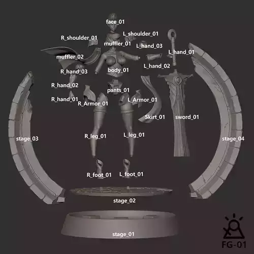 FG-01 FANTASY GAME CHARACTER