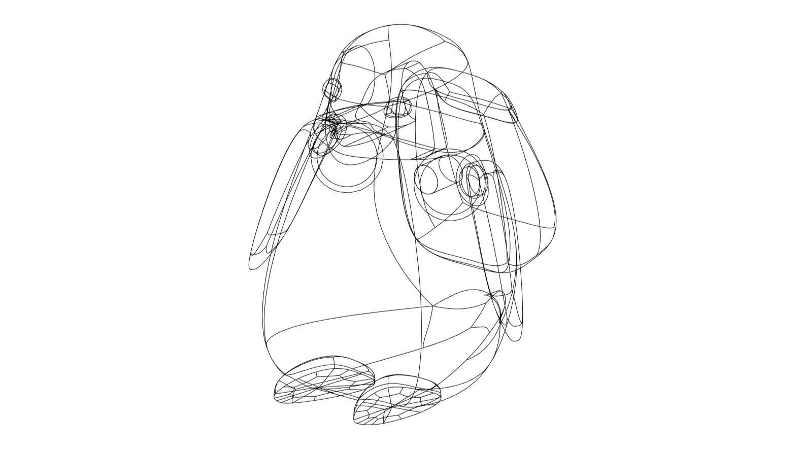 Adorable Baby Penguin Ready For School 3D print model_6