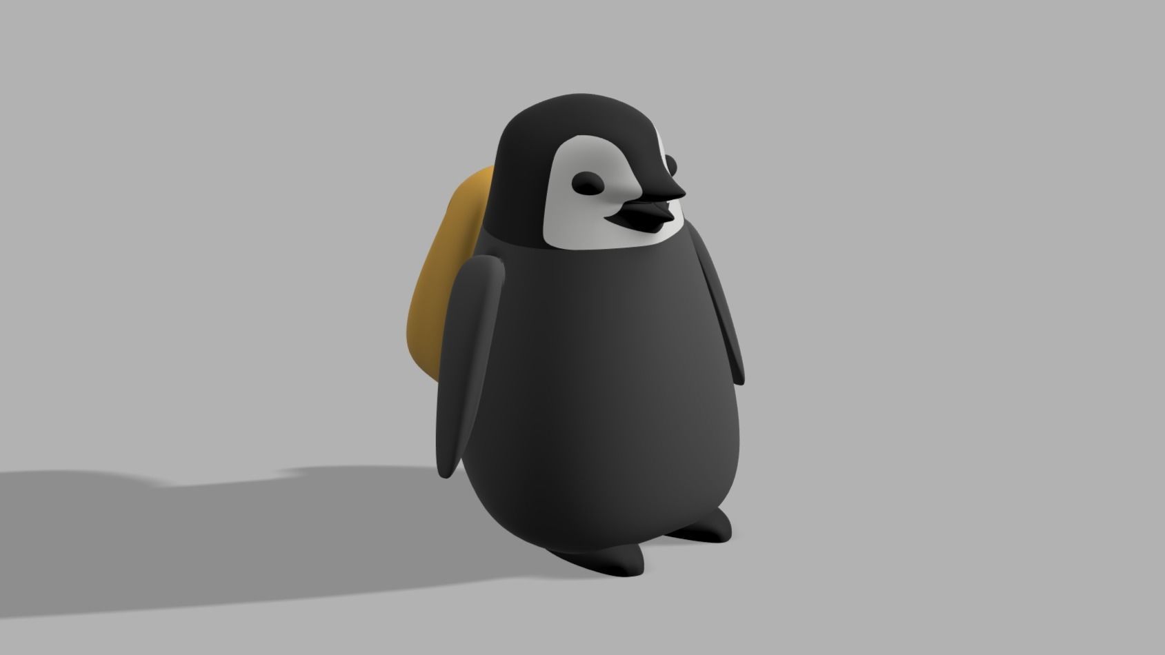 Adorable Baby Penguin Ready For School 3D print model_2