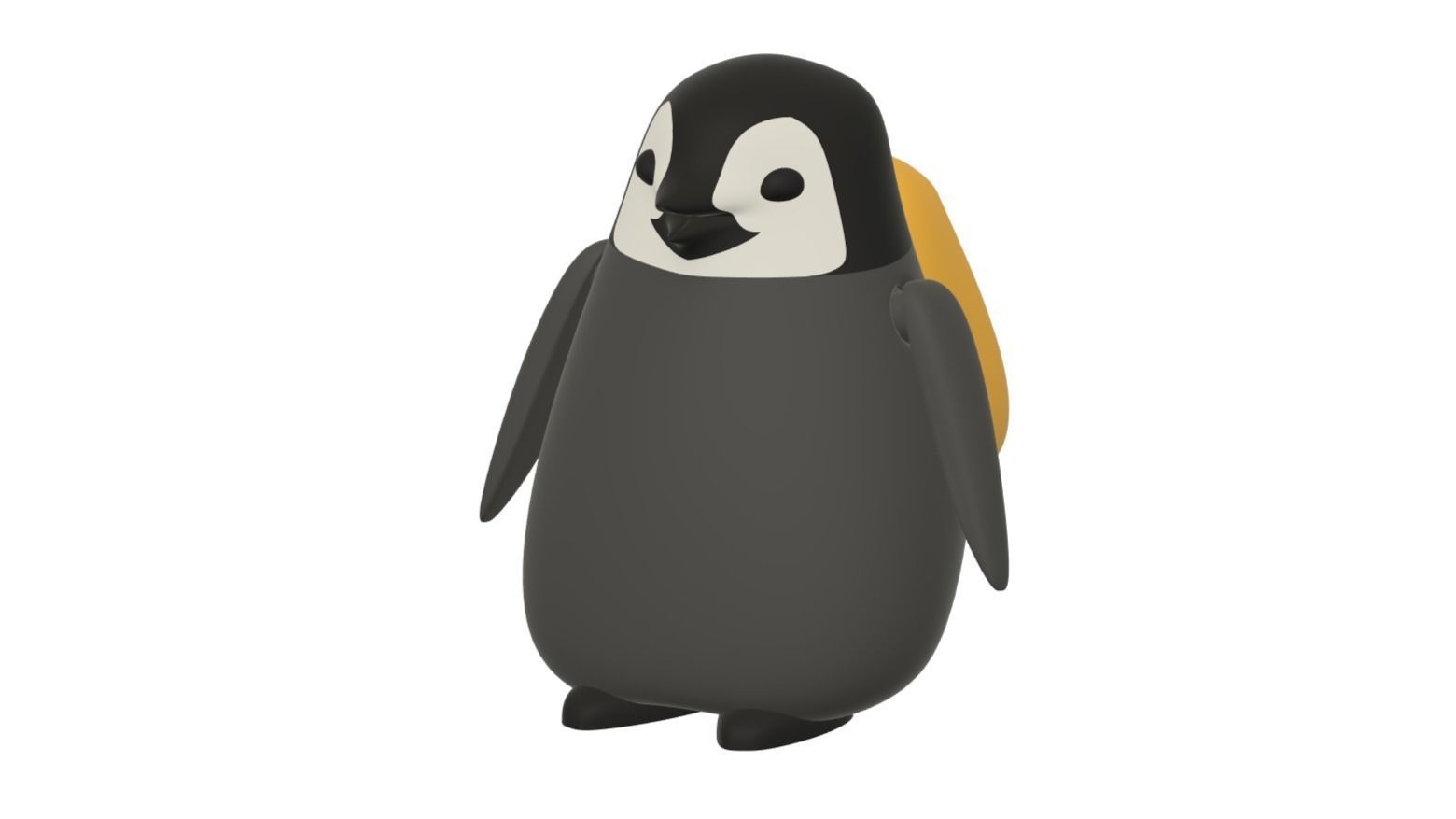Adorable Baby Penguin Ready For School 3D print model_3