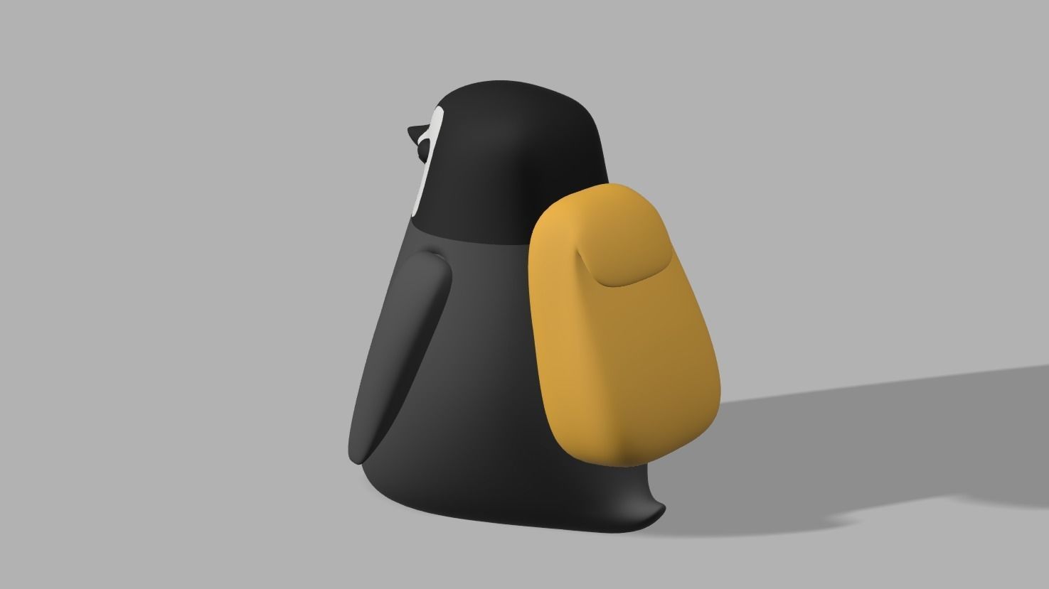 Adorable Baby Penguin Ready For School 3D print model_1