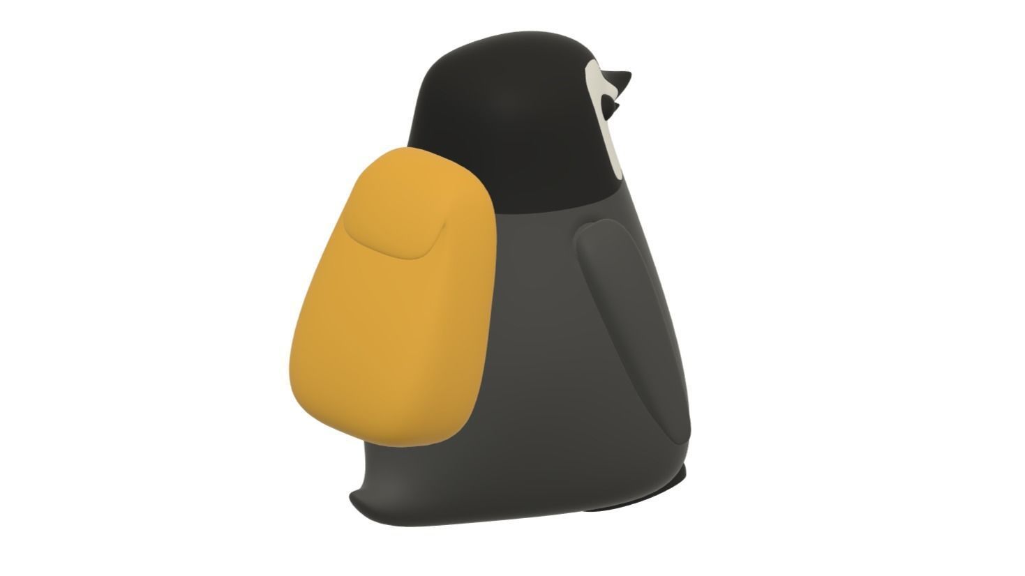 Adorable Baby Penguin Ready For School 3D print model_4
