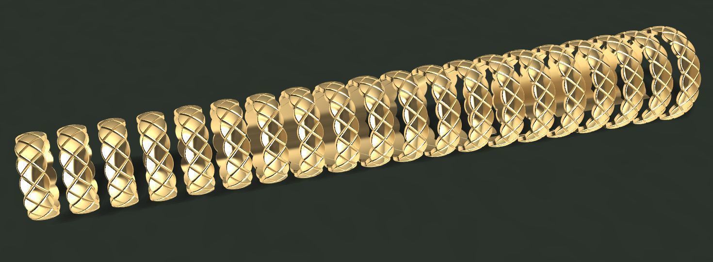 RINGS  3D print model_1