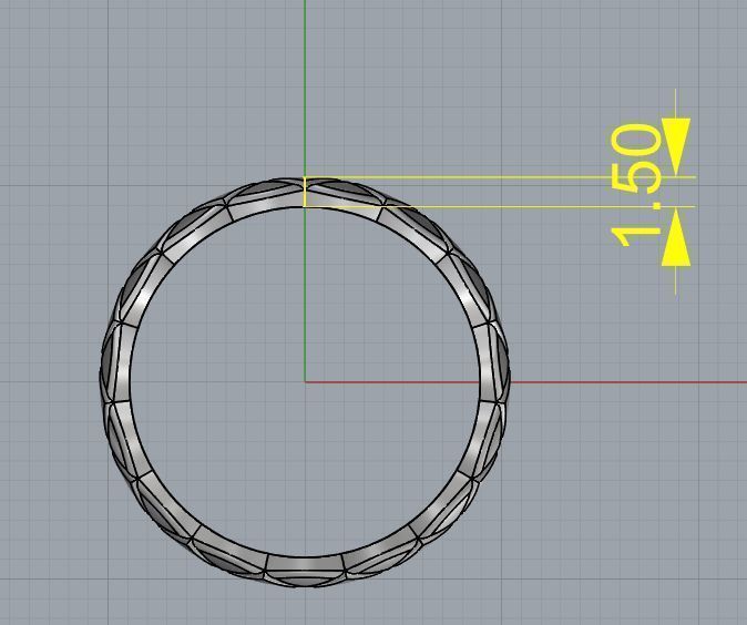 RINGS  3D print model_5