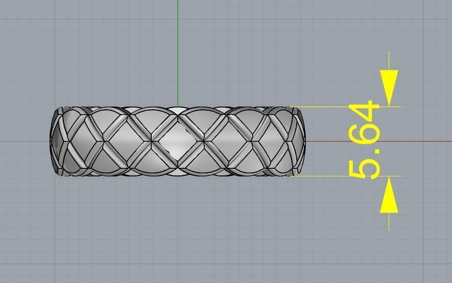 RINGS  3D print model_3