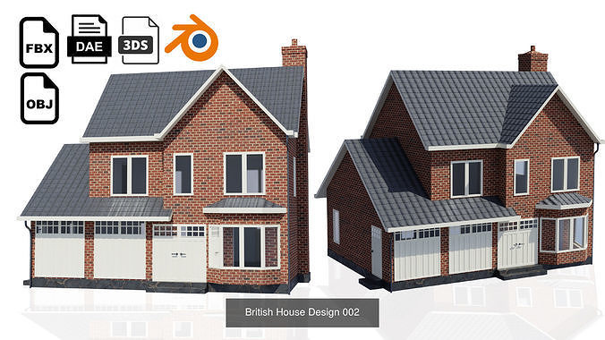 British House Model Collection 3D Model Pack 5