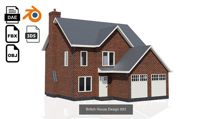 British House Model Collection 3D Model Pack 6