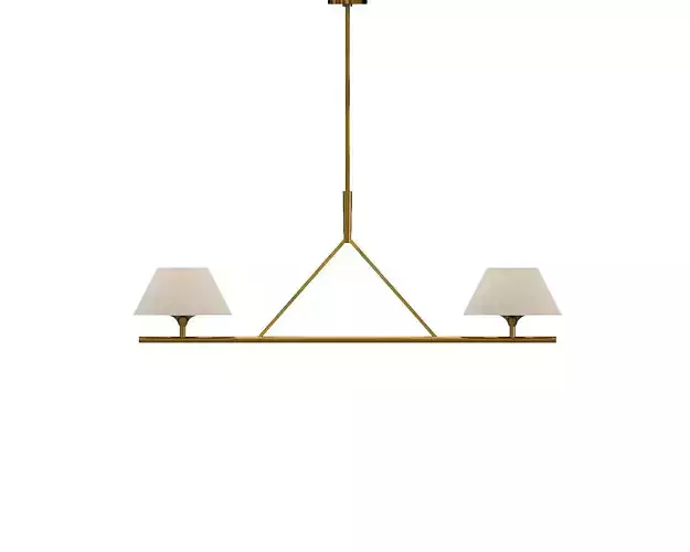 Cesta Large Linear Chandelier 3D model