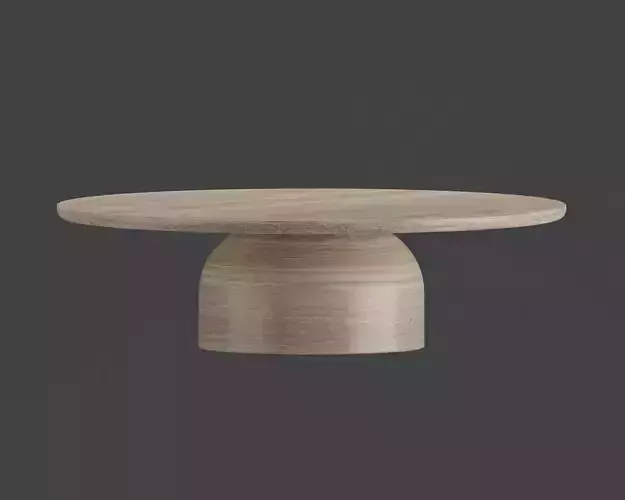 CUPOLA CARVED ROUND COFFEE TABLE 3D model