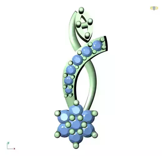 TAN-EARRING TAN-58 3D print model