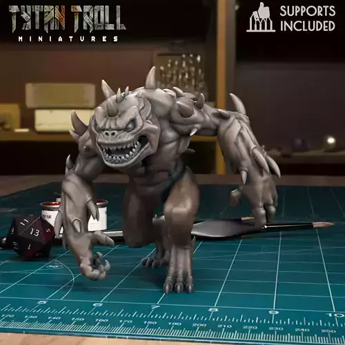 Death Slaad 01 - Pre-Supported