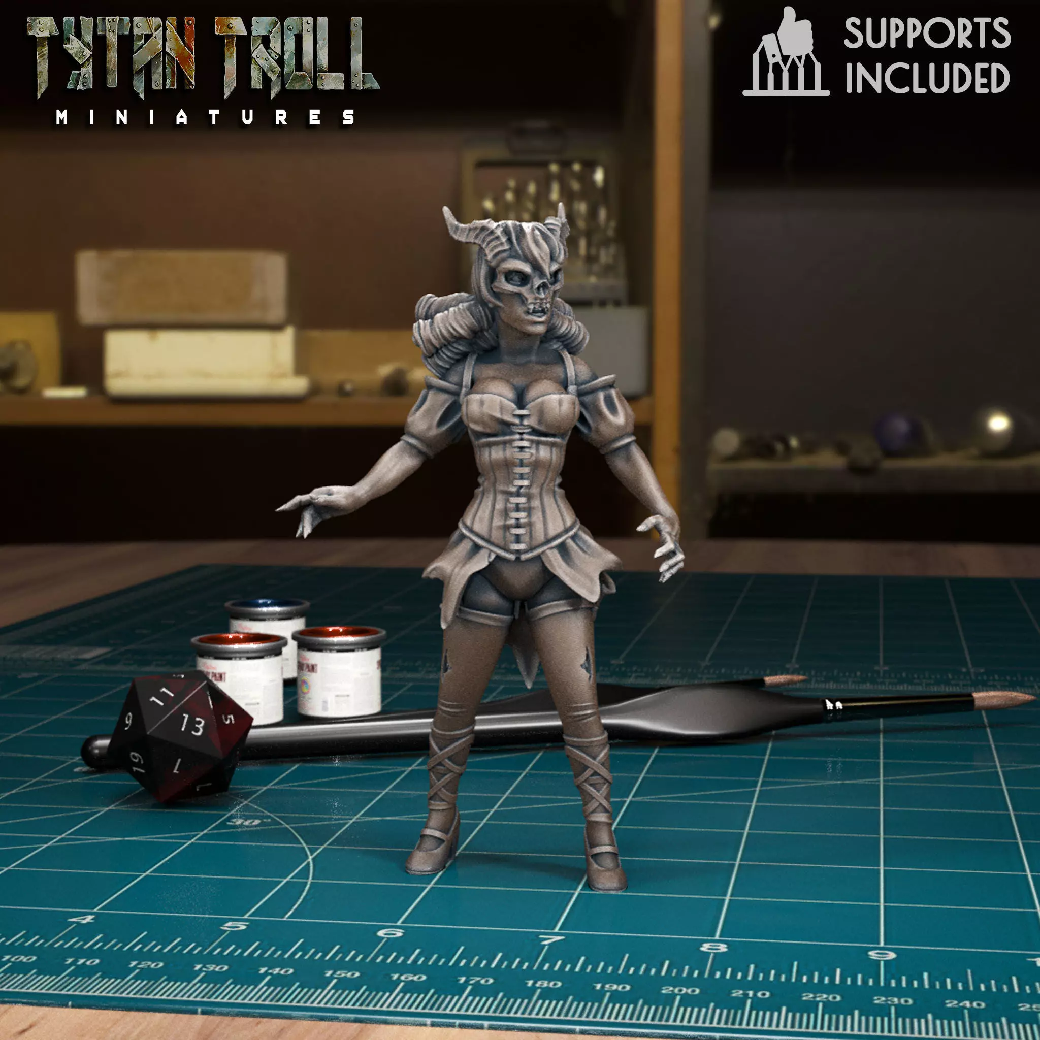 Curse of Strahd - Volenta - Pre-Supported 3D print model