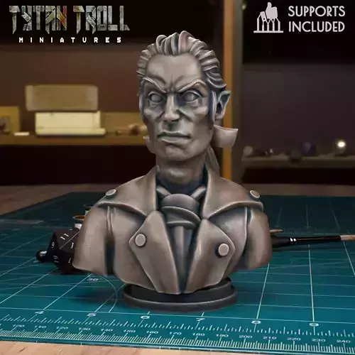 Curse of Strahd - Escher Bust - Pre-Supported