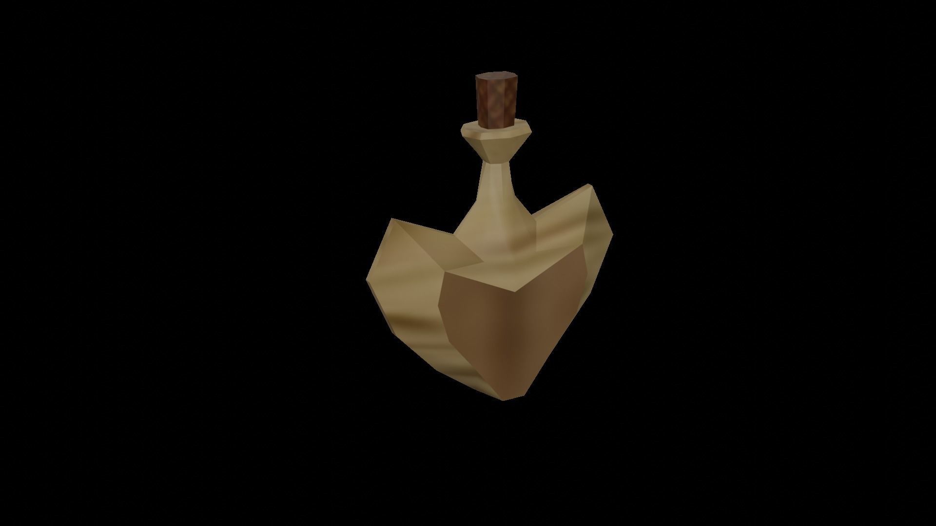 Lowpoly Stylized Witch Asset 3D model_34