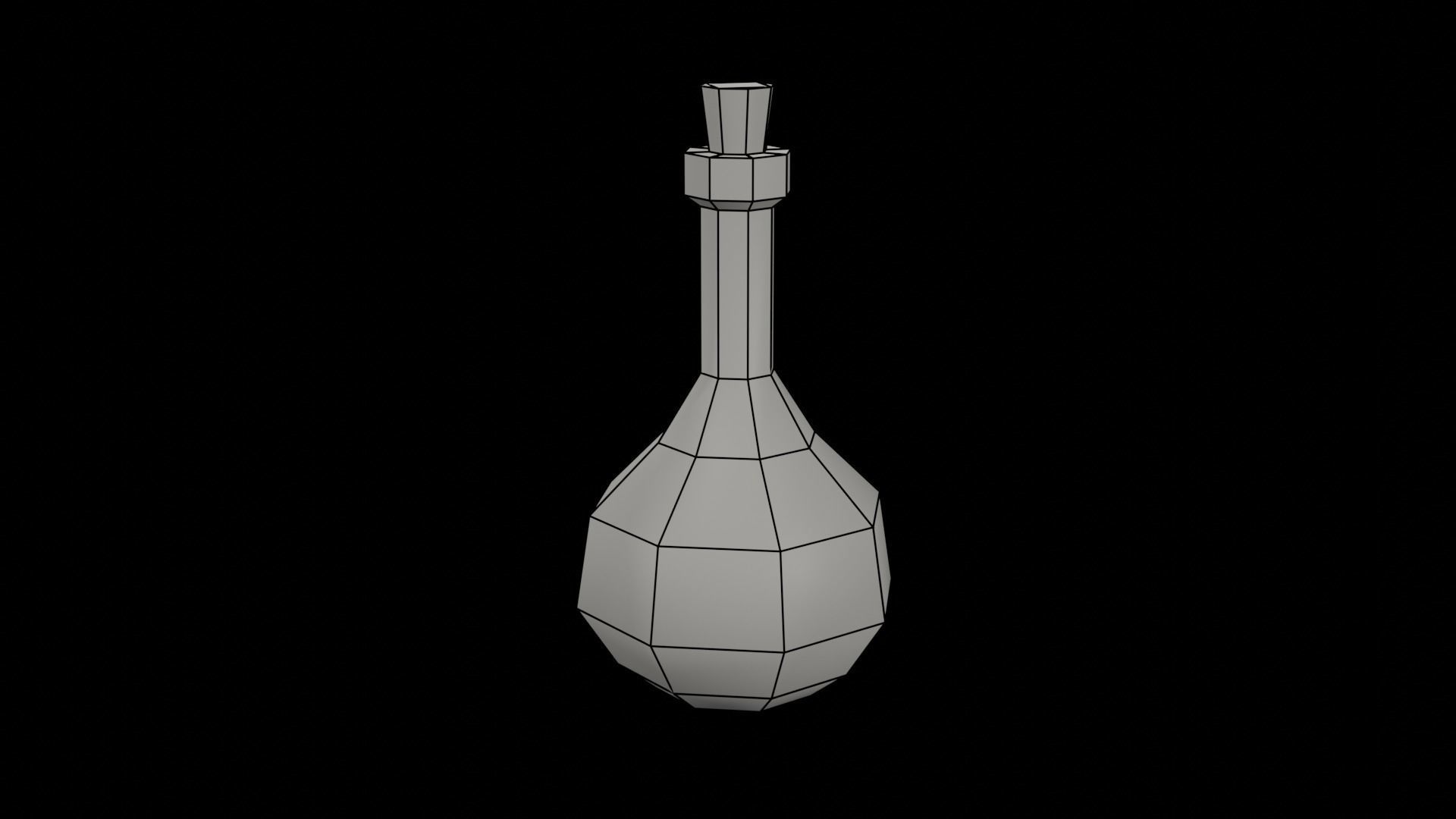 Lowpoly Stylized Witch Asset 3D model_43