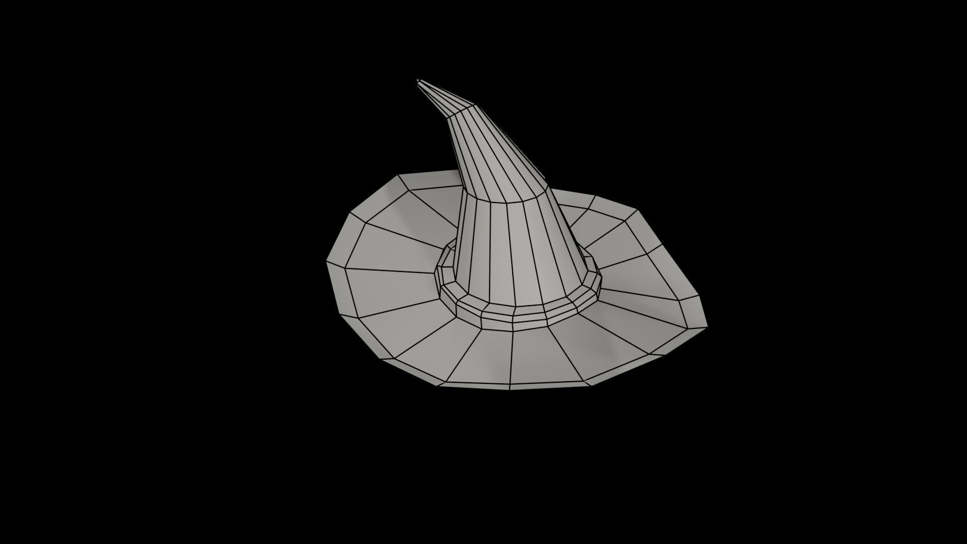 Lowpoly Stylized Witch Asset 3D model_21