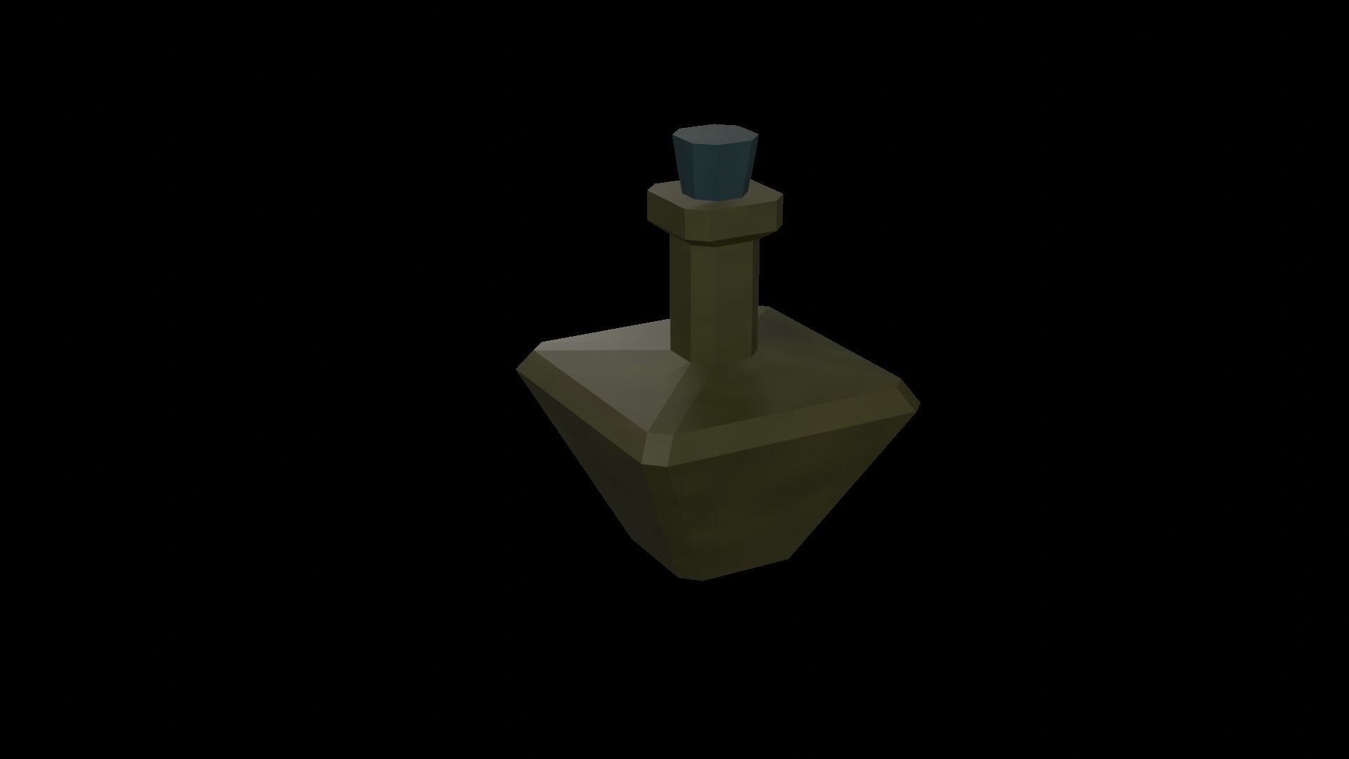 Lowpoly Stylized Witch Asset 3D model_24