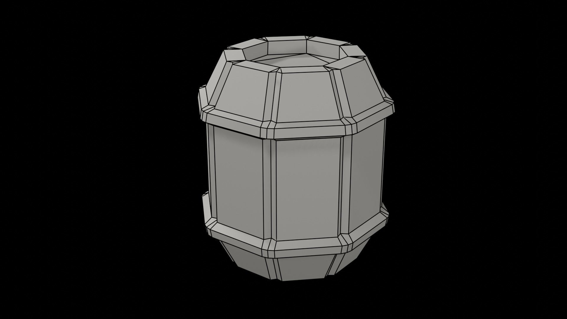 Lowpoly Stylized Witch Asset 3D model_17