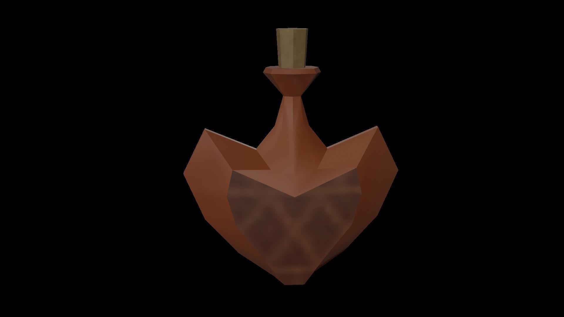 Lowpoly Stylized Witch Asset 3D model_32