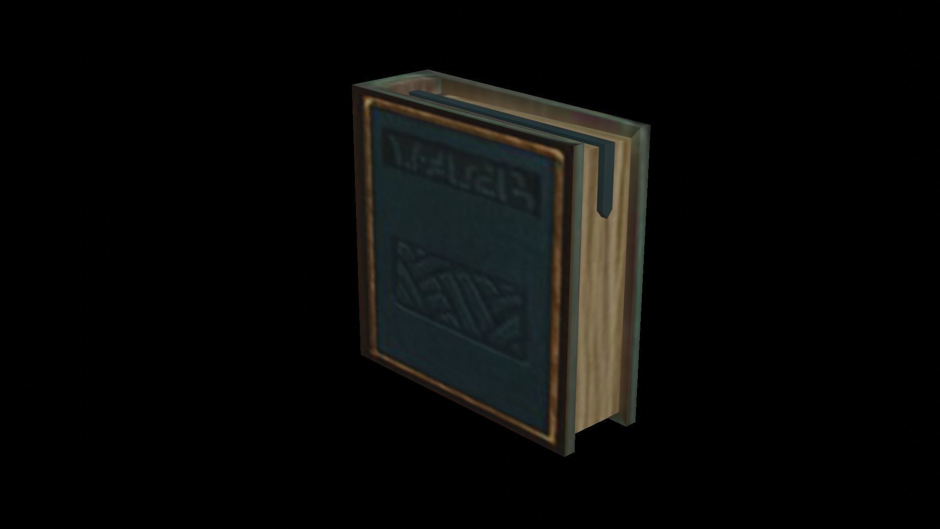 Lowpoly Stylized Witch Asset 3D model_22