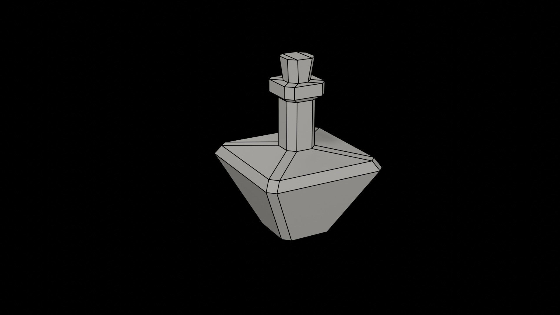 Lowpoly Stylized Witch Asset 3D model_25