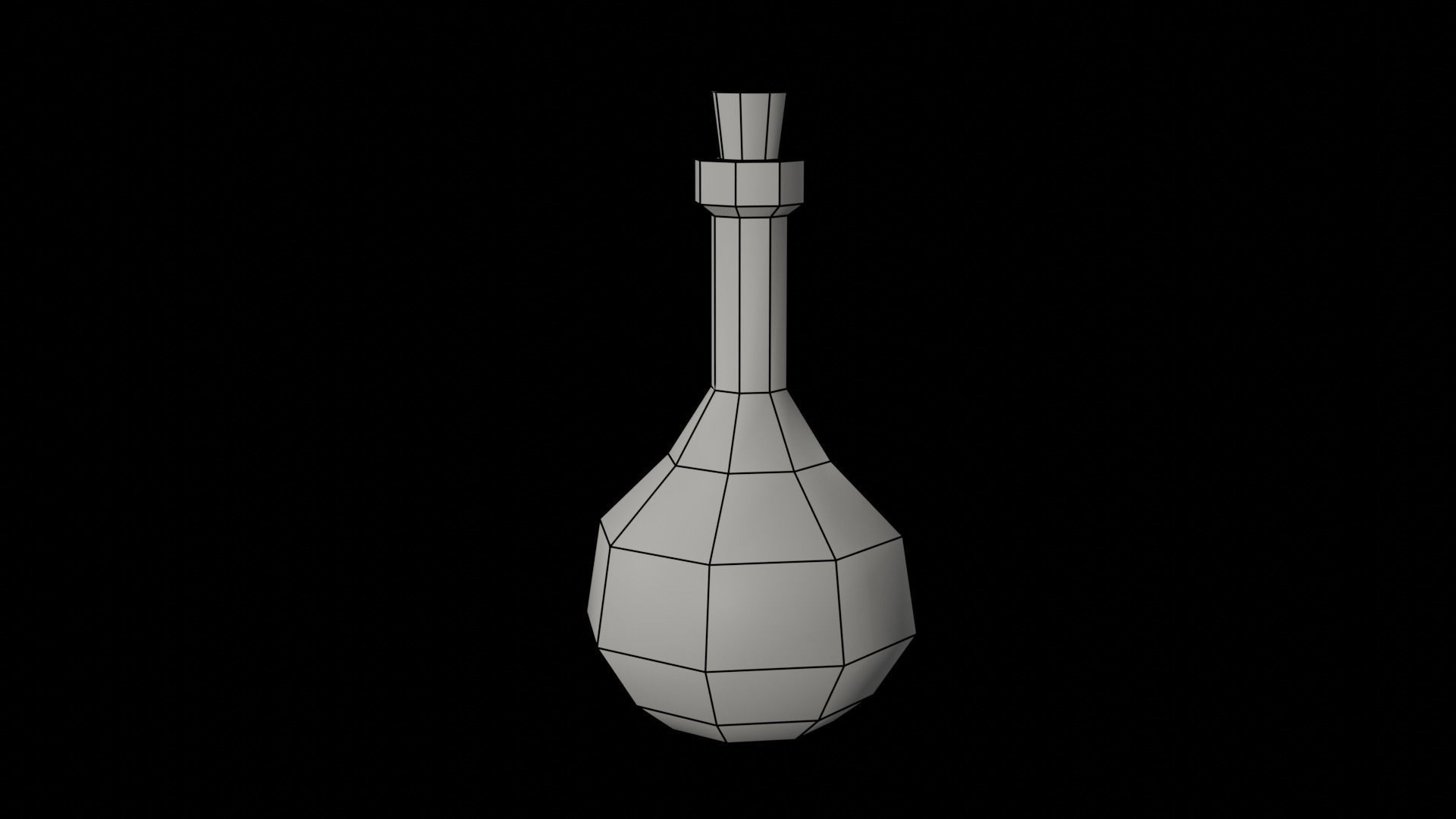 Lowpoly Stylized Witch Asset 3D model_45