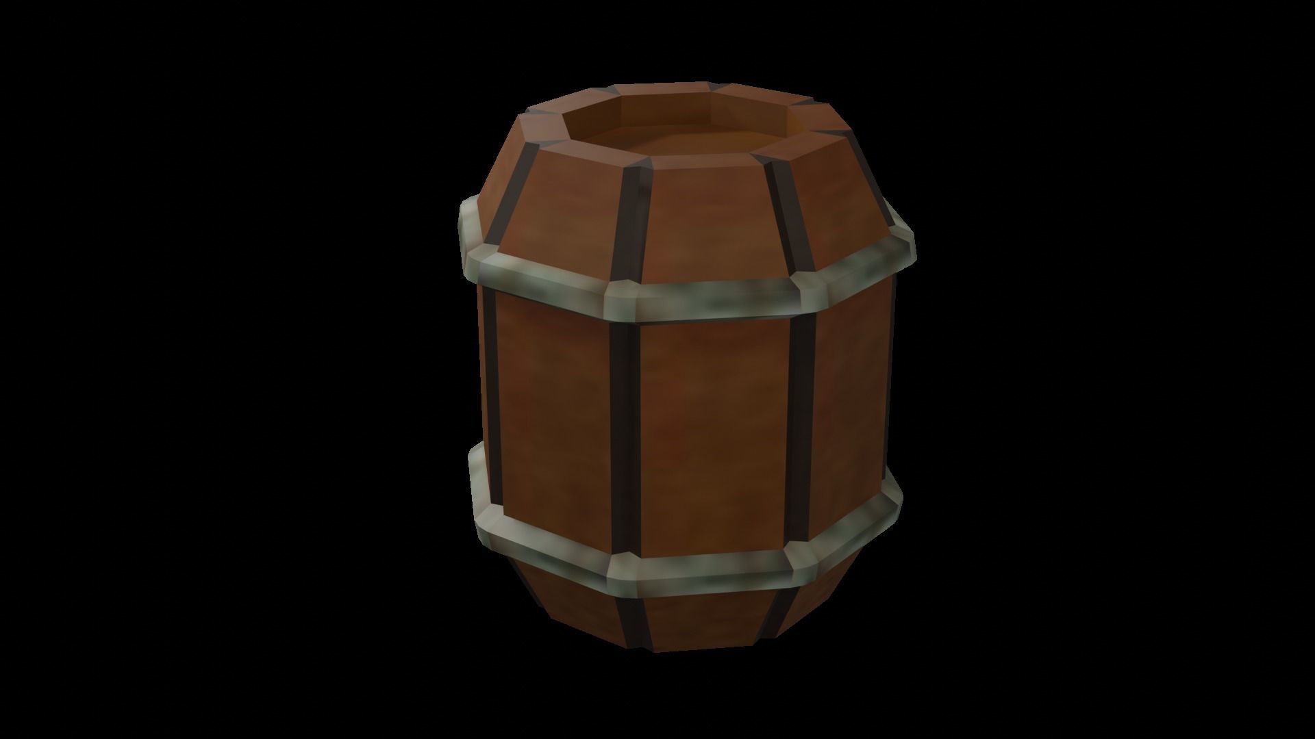 Lowpoly Stylized Witch Asset 3D model_16